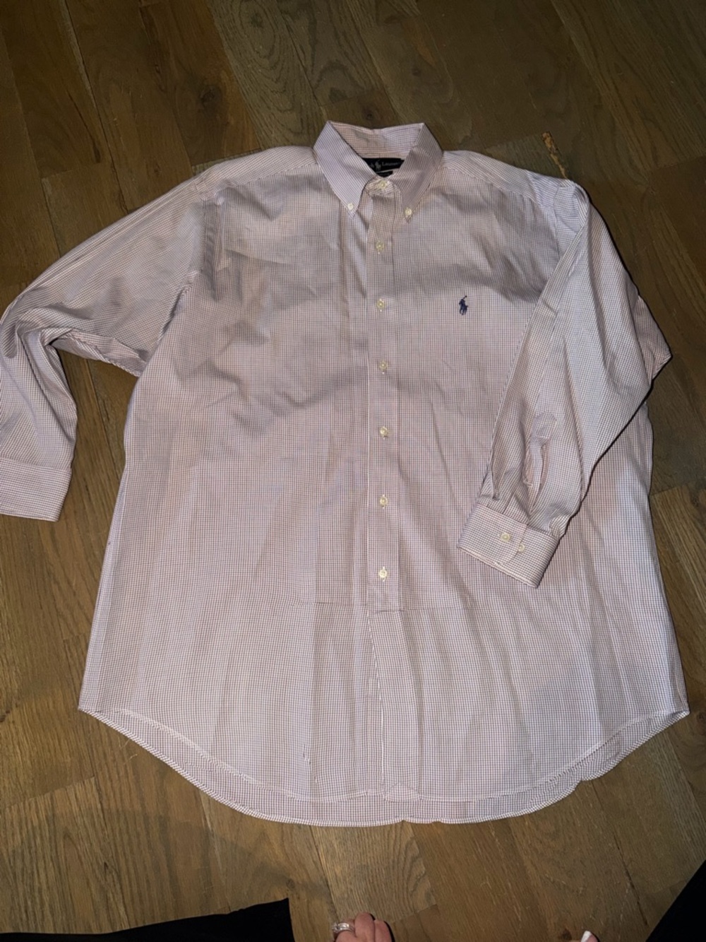 Polo Ralph Lauren Men's Plaid Button-Down Shirt Sz 17 32-33 Small Check Plaid